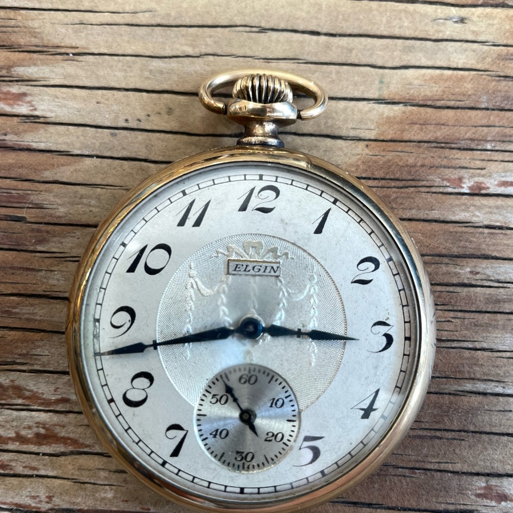Antique Elgin Pocket Watch Grade 291 Model 7 16s 7j - Picture 6 of 9